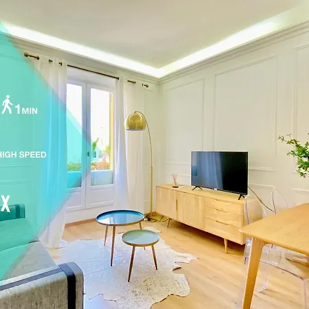 Apartment Designer Garden View Ac, Fiber Wifi Heart Of Monte Carlo
