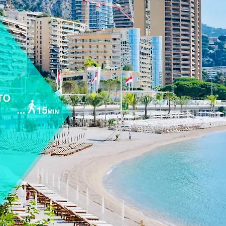 Designer Garden View Ac, Fiber Wifi Heart Of Apartment Monte Carlo