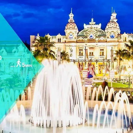 Designer Garden View Ac, Fiber Wifi Heart Of Monte Carlo